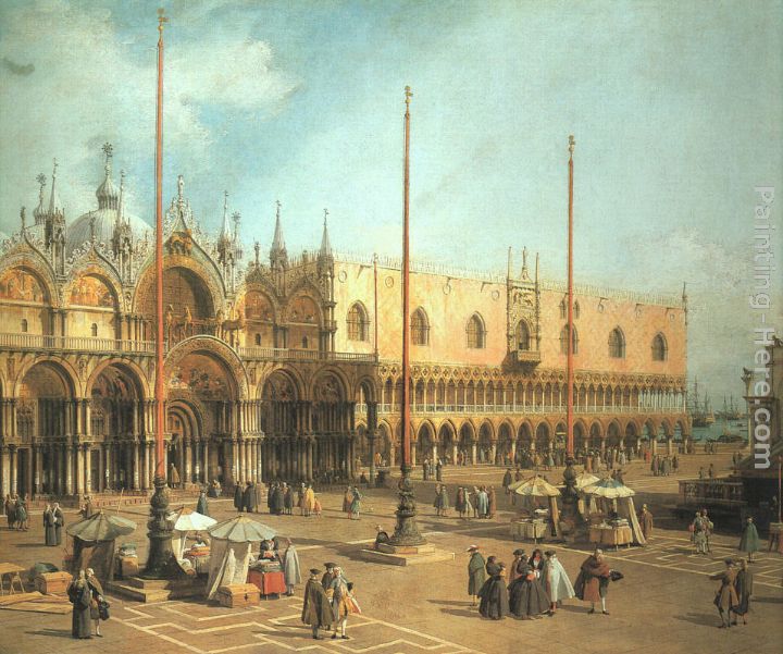 Piazza San Marco - Looking Southeast painting - Canaletto Piazza San Marco - Looking Southeast art painting
